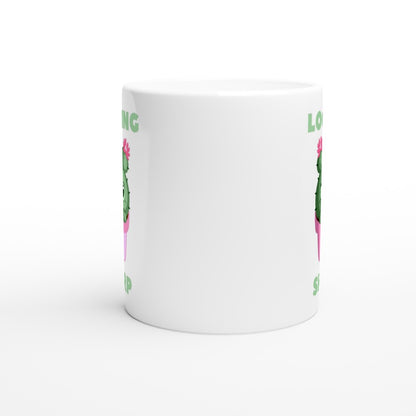 Cactus, Looking Sharp - White 11oz Ceramic Mug White 11oz Mug Globally Fulfilled Plants