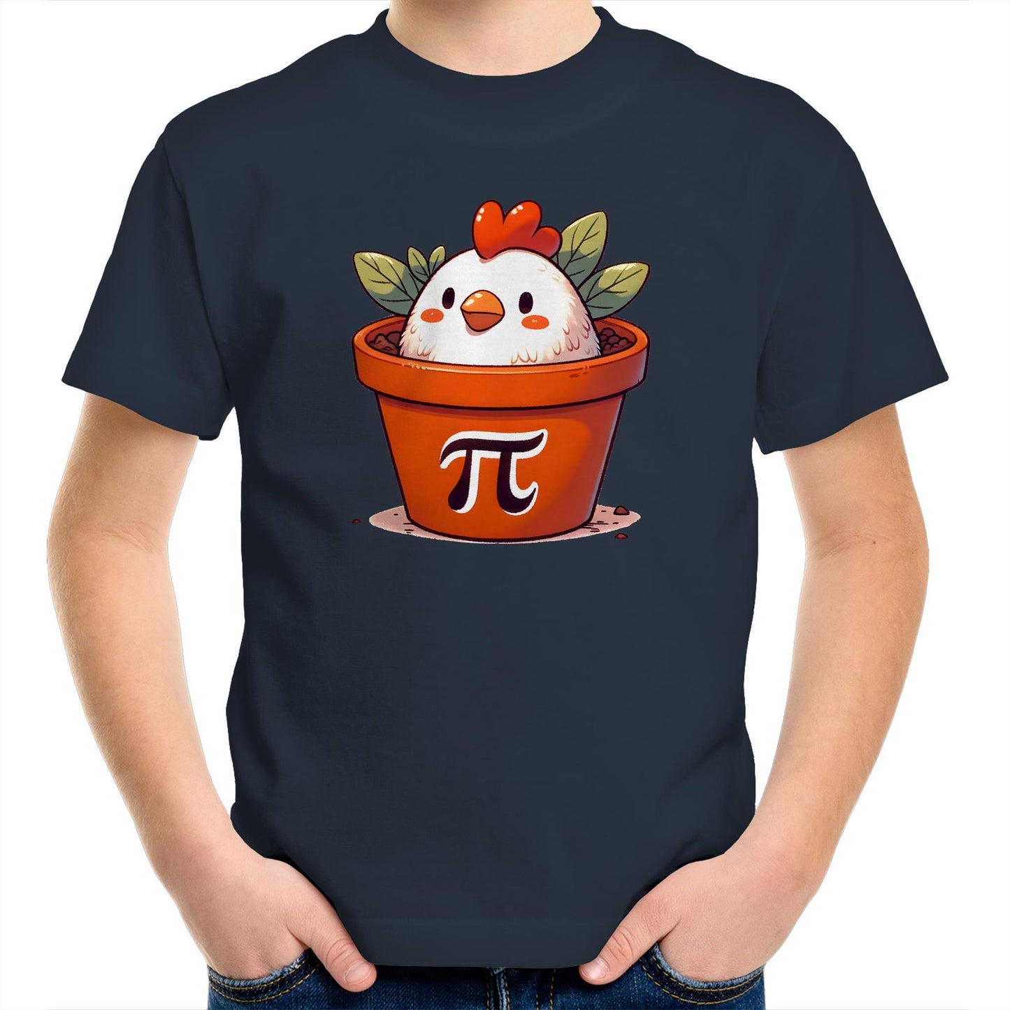 Chicken Pot Pi - Kids Youth T-Shirt