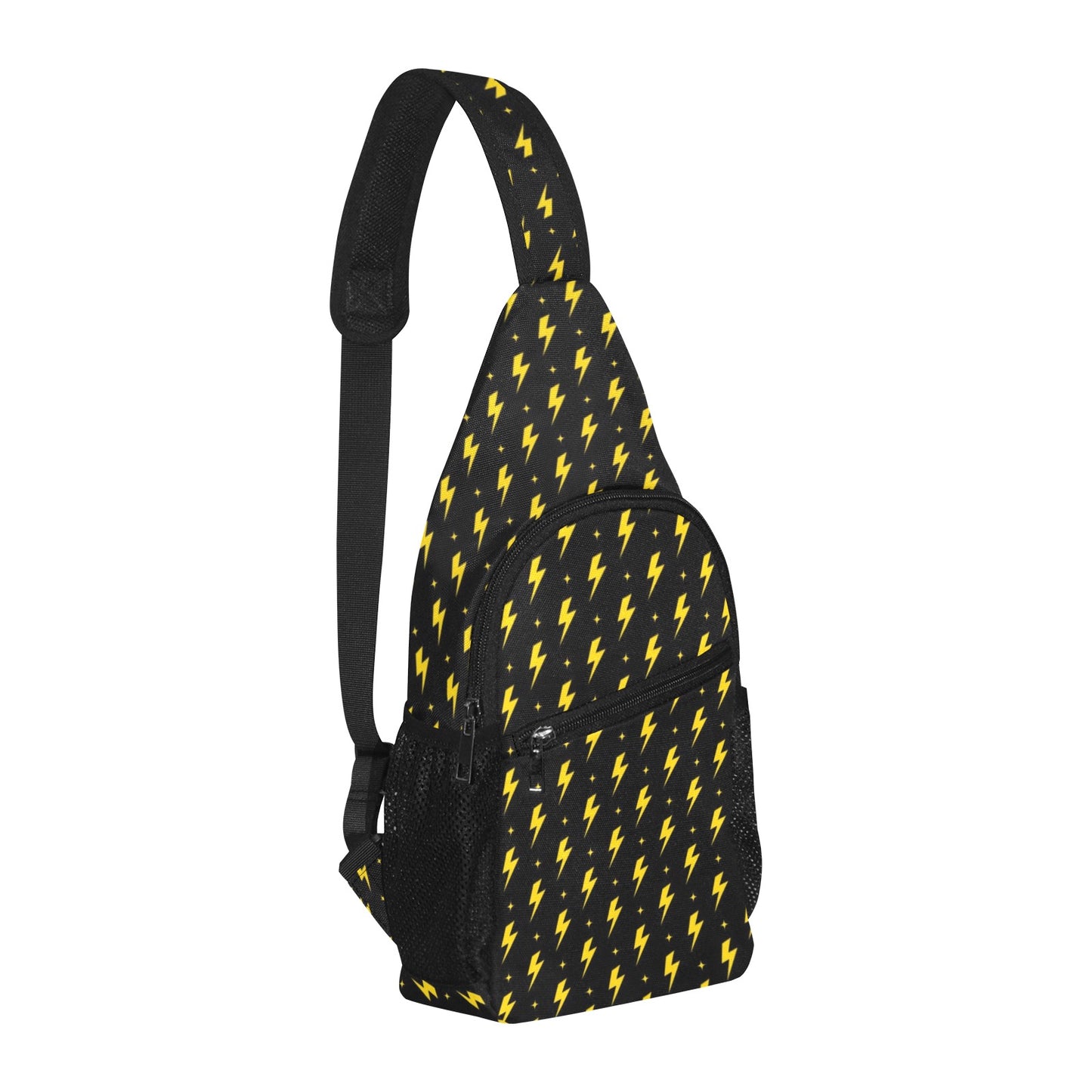 Yellow Lightning - Chest Bag With Full Print