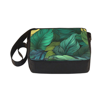 Tropical Leaves - Classic Cross-body Nylon Bag