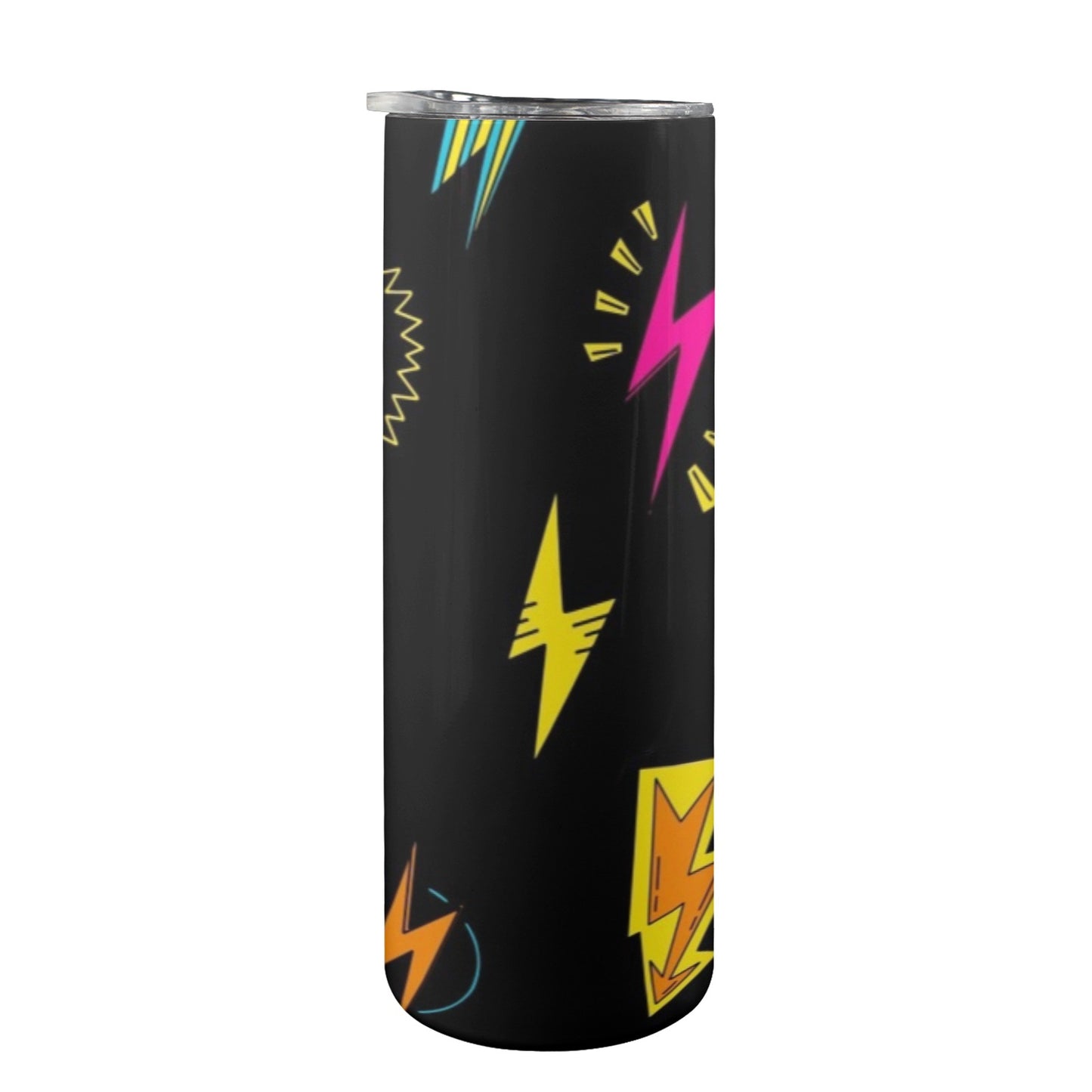 Fun Lightning - 20oz Tall Skinny Tumbler with Lid and Straw