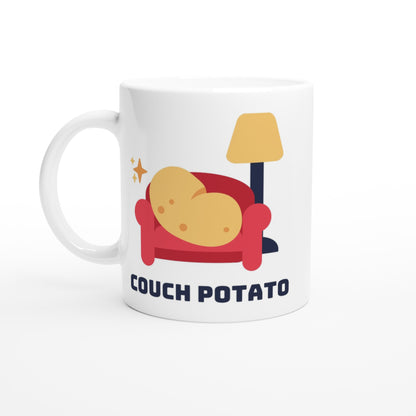 Couch Potato - White 11oz Ceramic Mug Default Title White 11oz Mug Funny Globally Fulfilled