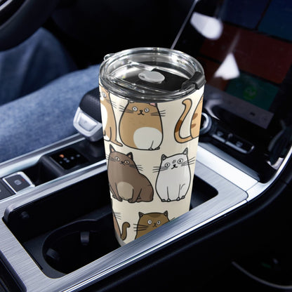 Lots Of Cats - 20oz Travel Mug / Tumbler