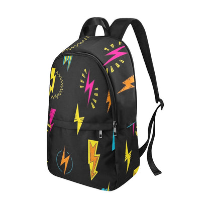 Fun Lightning - Fabric Backpack for Adult Adult Casual Backpack comic Printed Offshore