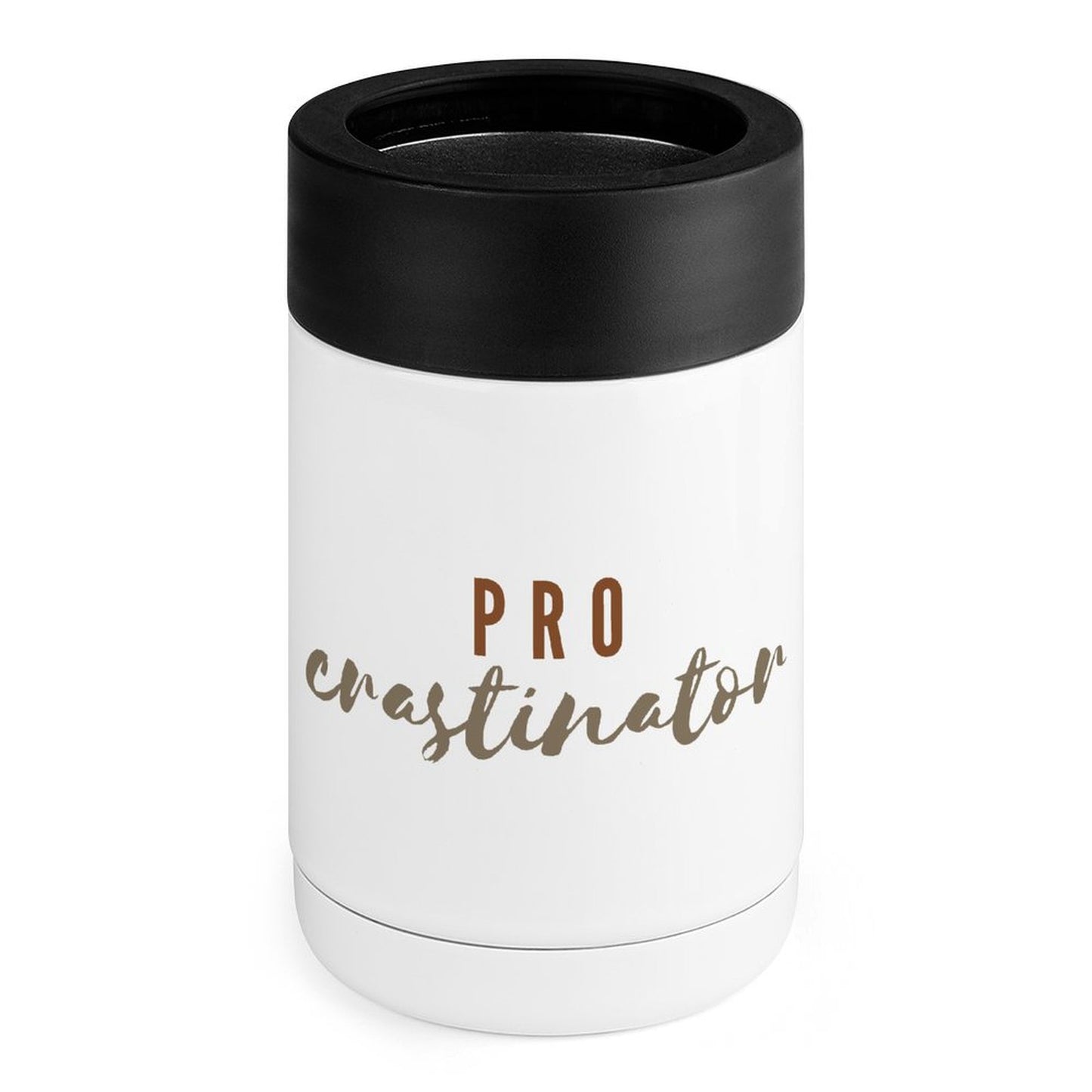 Procrastinator - Stainless Steel Can Cooler