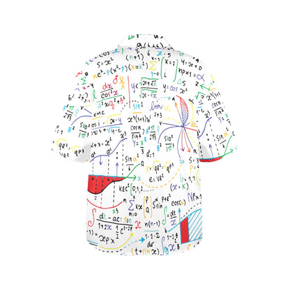 Colourful Maths Formulas White - Womens Hawaiian Shirt