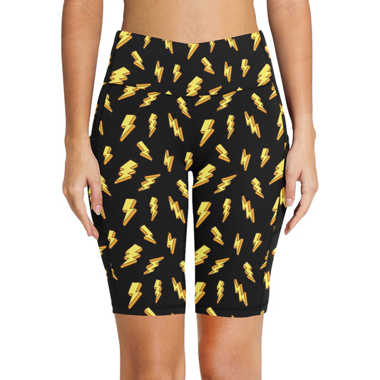 Lightning Bolts - Women's Bike Shorts