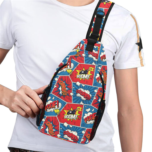 Comic Book Pop - Cross-Body Chest Bag Cross-Body Chest Bag
