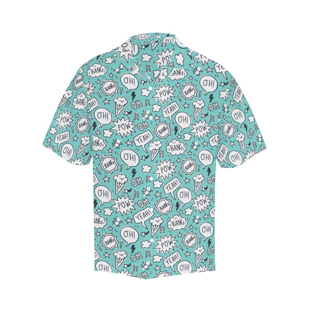 Comic Book Speech Bubbles - Hawaiian Shirt