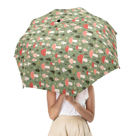 Mushroom Garden - Semi-Automatic Foldable Umbrella