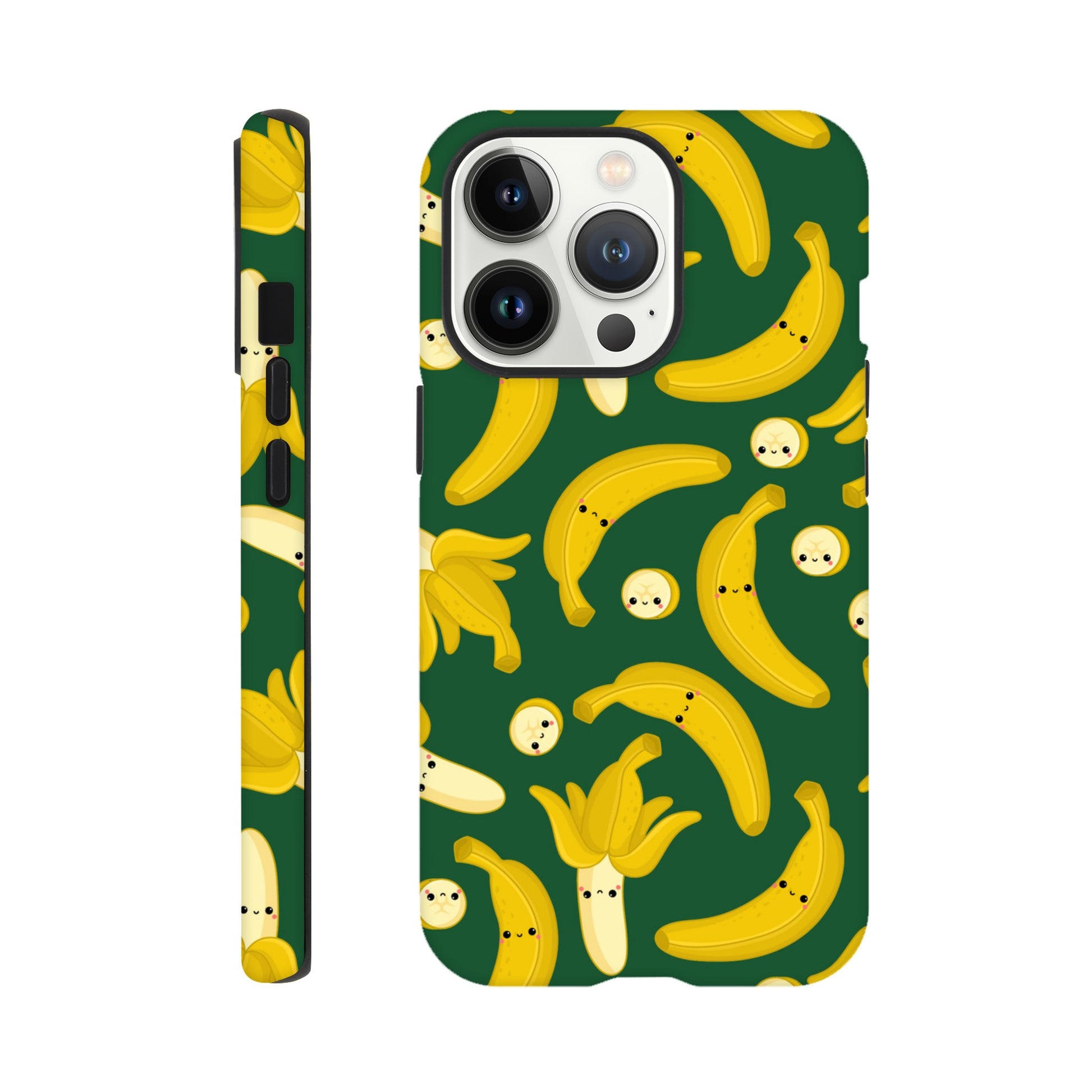 Happy Bananas - Phone Tough Case iPhone 13 Pro Phone Case food Globally Fulfilled