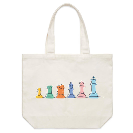 Chess - Shoulder Canvas Tote Bag Default Title Shoulder Tote Bag Chess Games