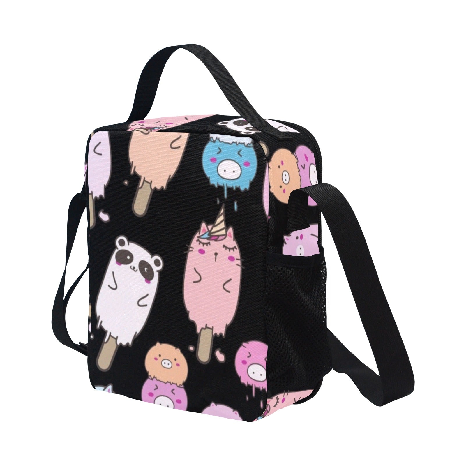 Cute Animal Ice Blocks - Crossbody Lunch Bag for Kids Kids Crossbody Lunch Bag