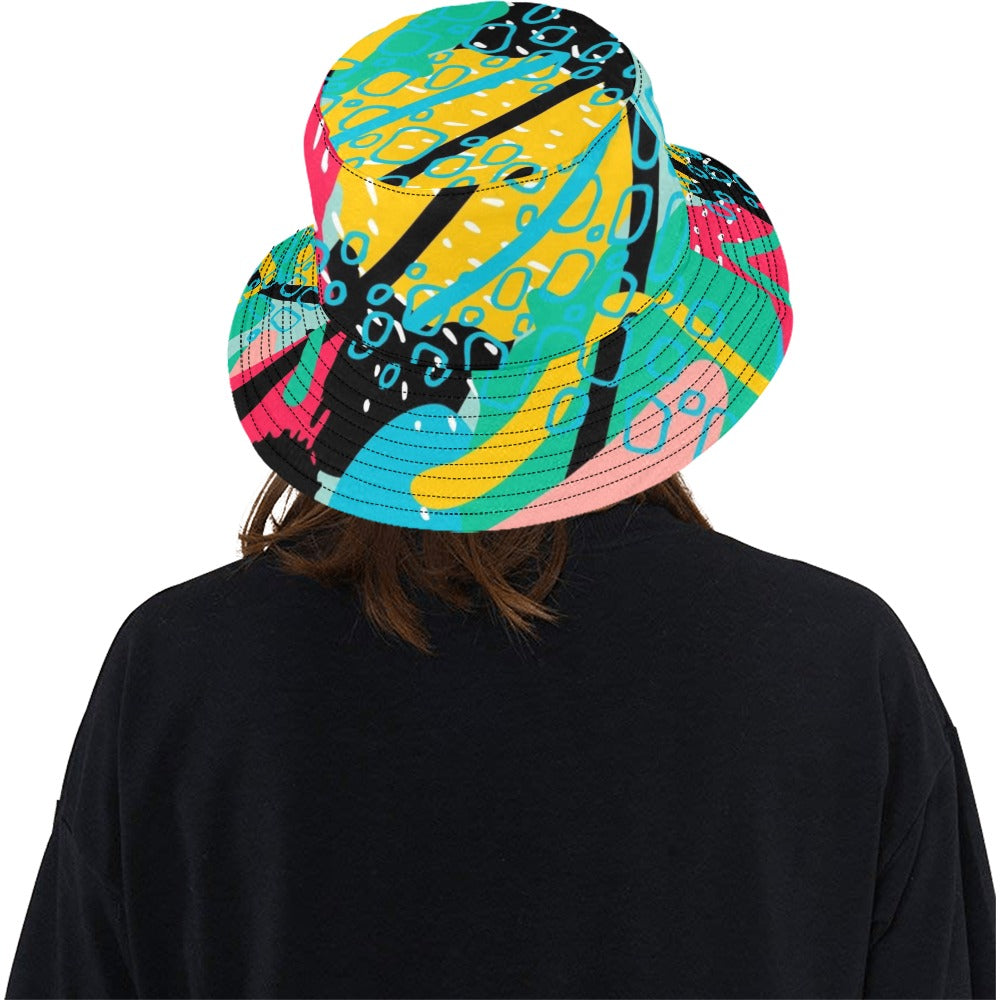 Bright And Colourful - Womens Bucket Hat Womens Bucket Hat Printed Offshore