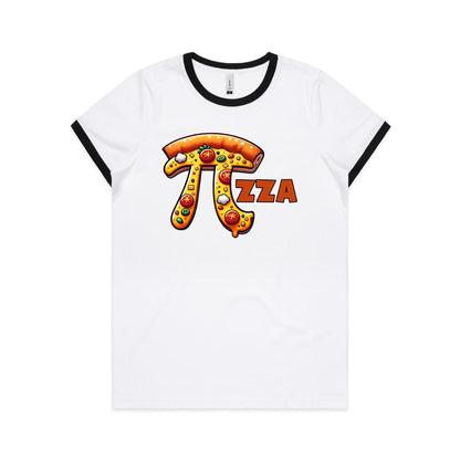 Pi Pizza - Women's Ringer Tee