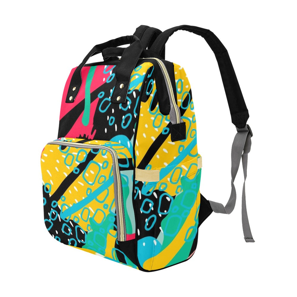 Bright And Colourful - Multifunction Backpack Multifunction Backpack Printed Offshore