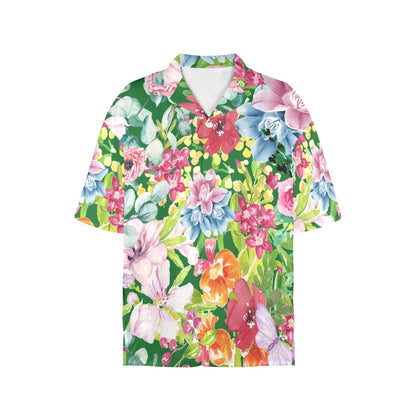 Bright Floral - Womens Hawaiian Shirt