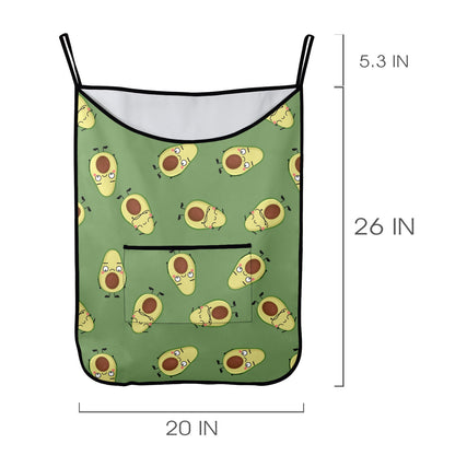 Avocado Characters - Hanging Laundry Bag