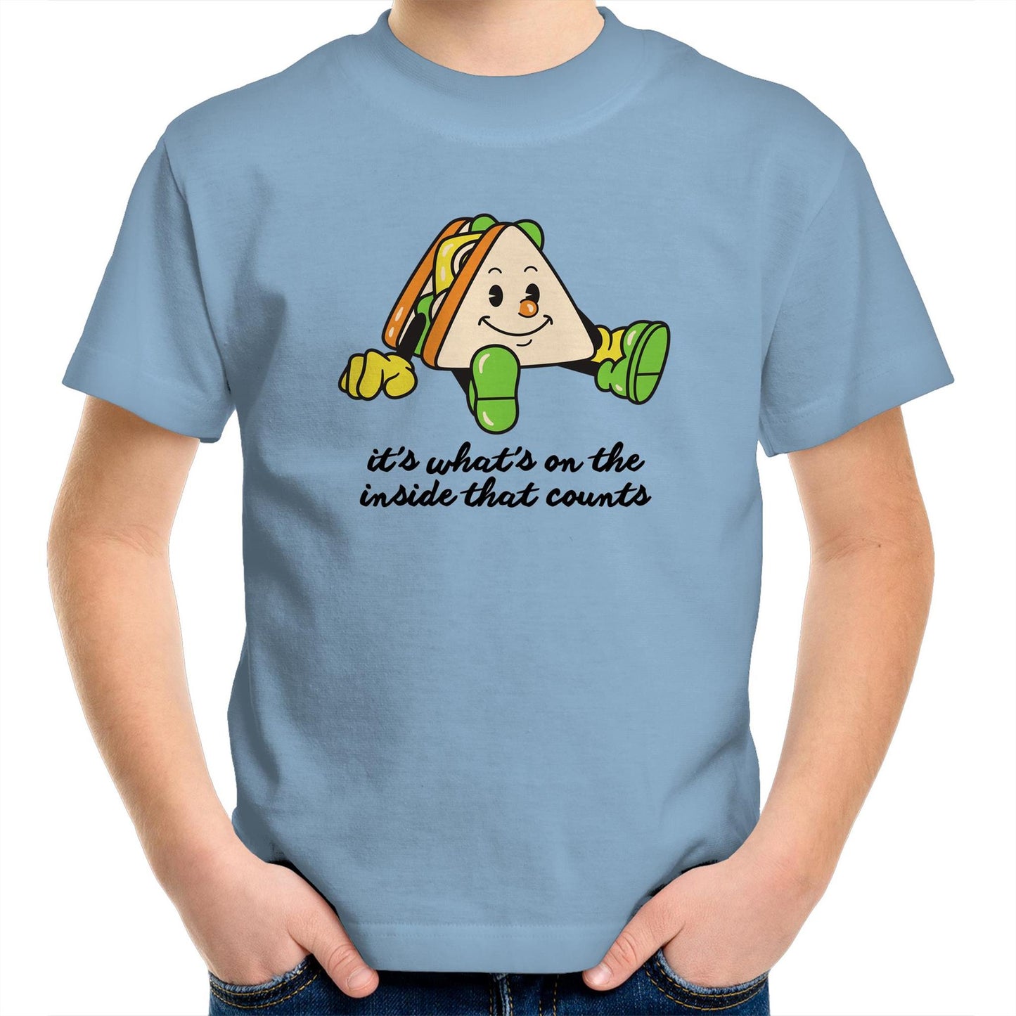 Sandwich, It's What's On The Inside That Counts - Kids Youth T-Shirt