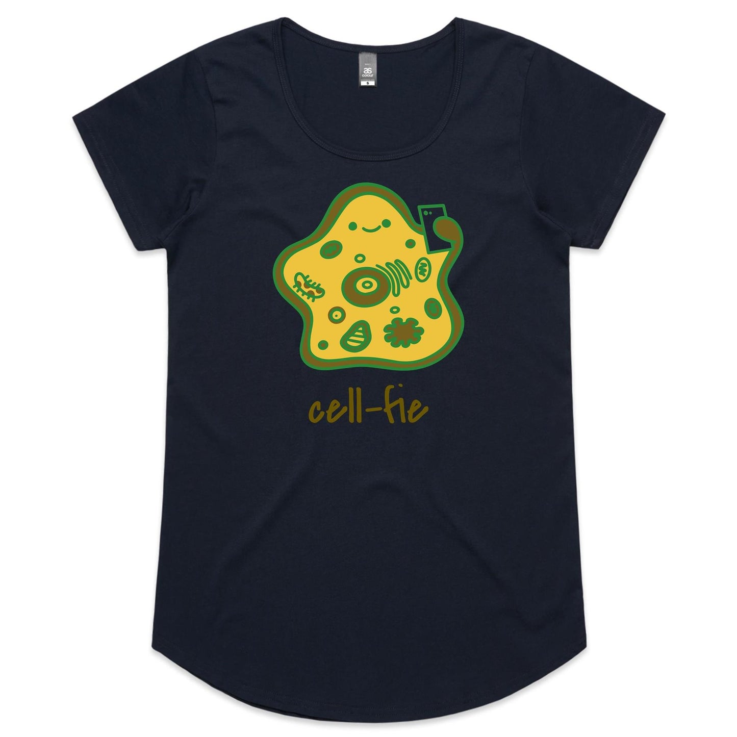 Cell-fie - Womens Scoop Neck T-Shirt