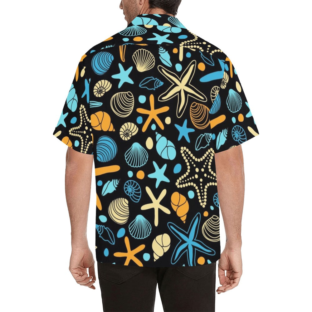 Starfish And Shells - Hawaiian Shirt