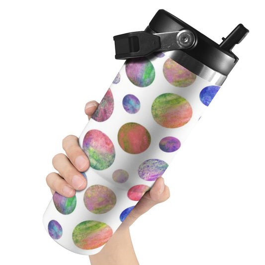 Watercolour Planets - 30oz Tumbler with Top Handle