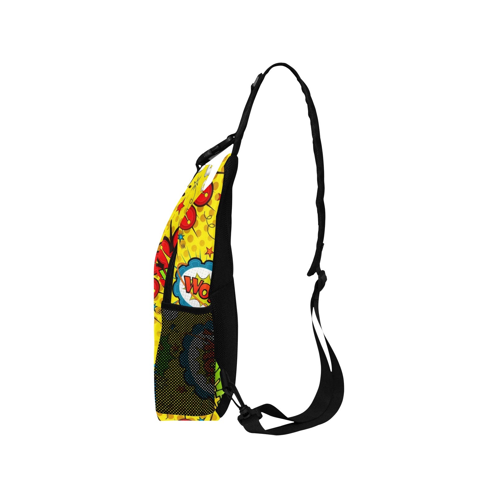 Comic Book Yellow - Cross-Body Chest Bag Cross-Body Chest Bag Printed Offshore