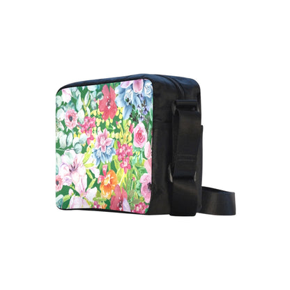 Bright Floral - Classic Cross-body Nylon Bags