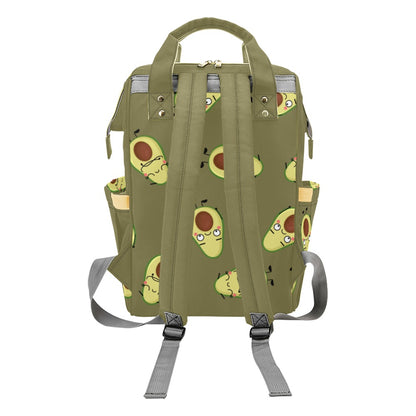 Avocado Characters - Multifunction Backpack Multifunction Backpack Food Printed Offshore