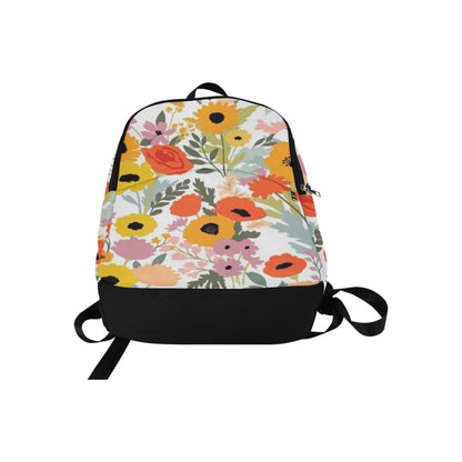 Fun Floral - Fabric Backpack for Adult Adult Casual Backpack Plants