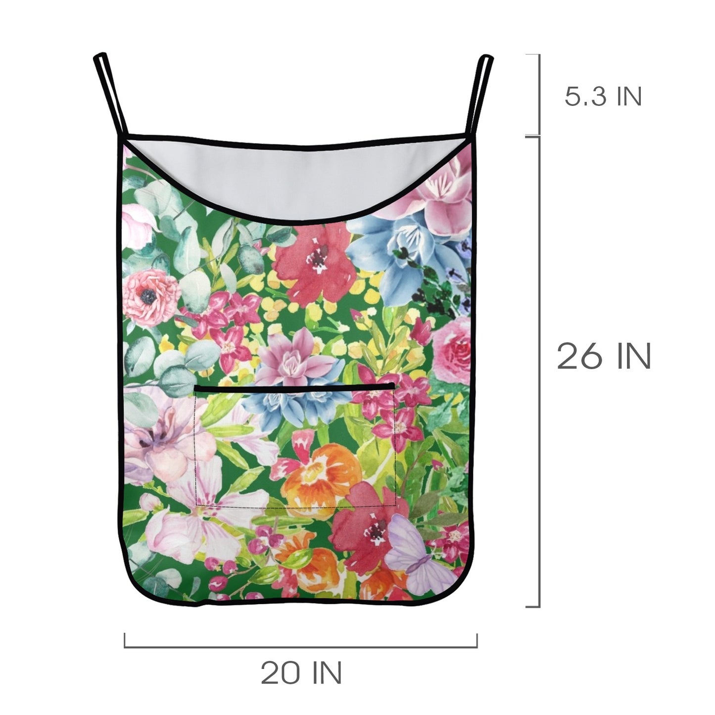 Bright Floral - Hanging Laundry Bag