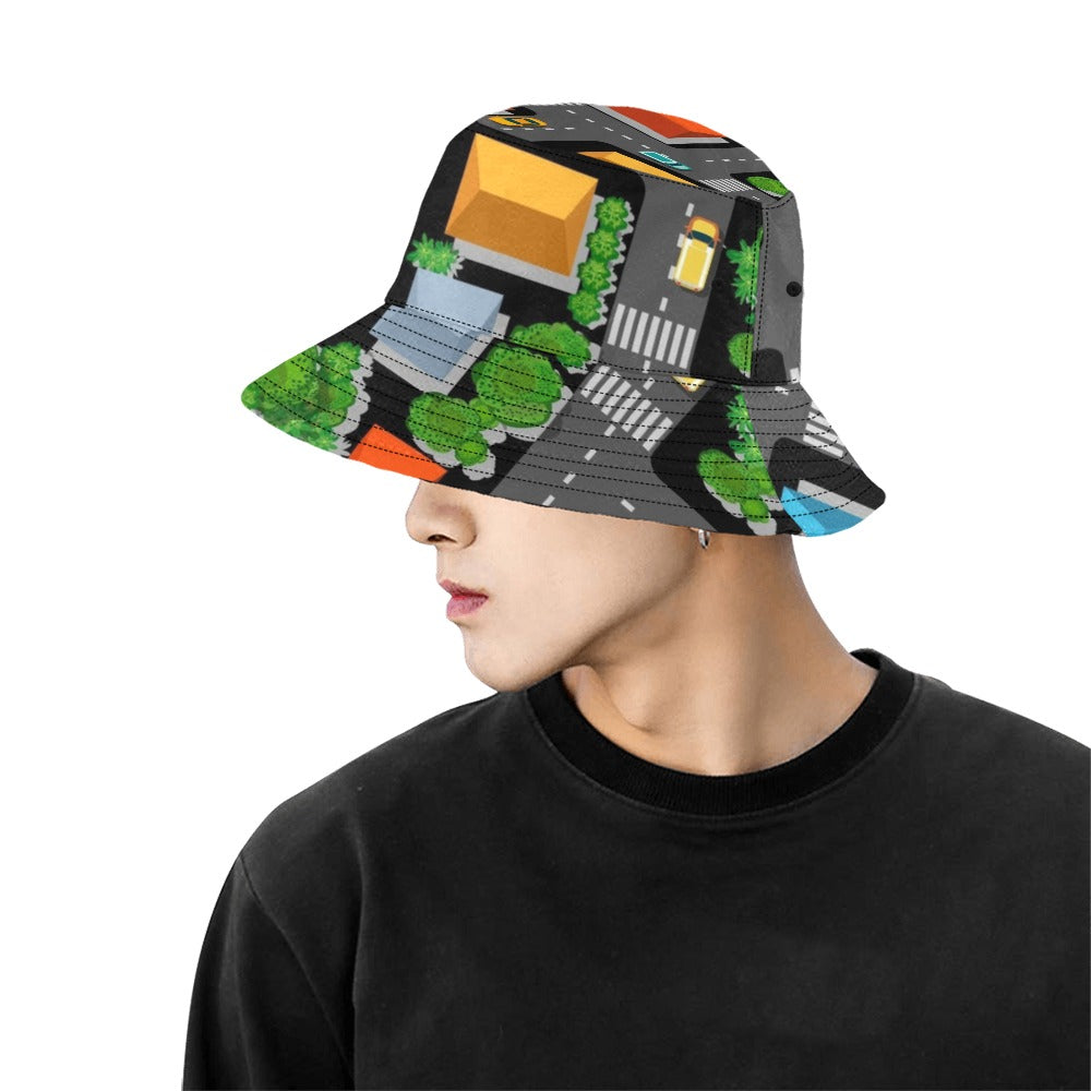 Road Map - Mens Bucket Hat