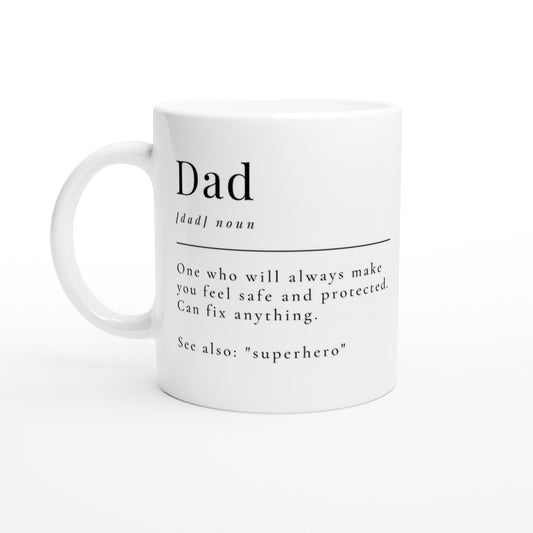 Dad Definition - White 11oz Ceramic Mug Default Title White 11oz Mug Dad