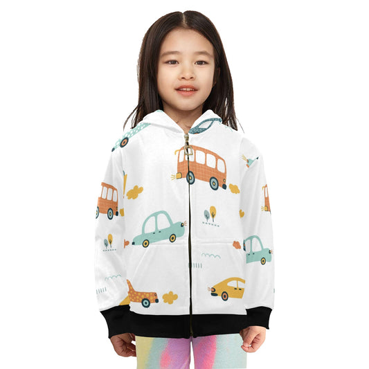 Cars - Junior Girls Zip Up Hoodie