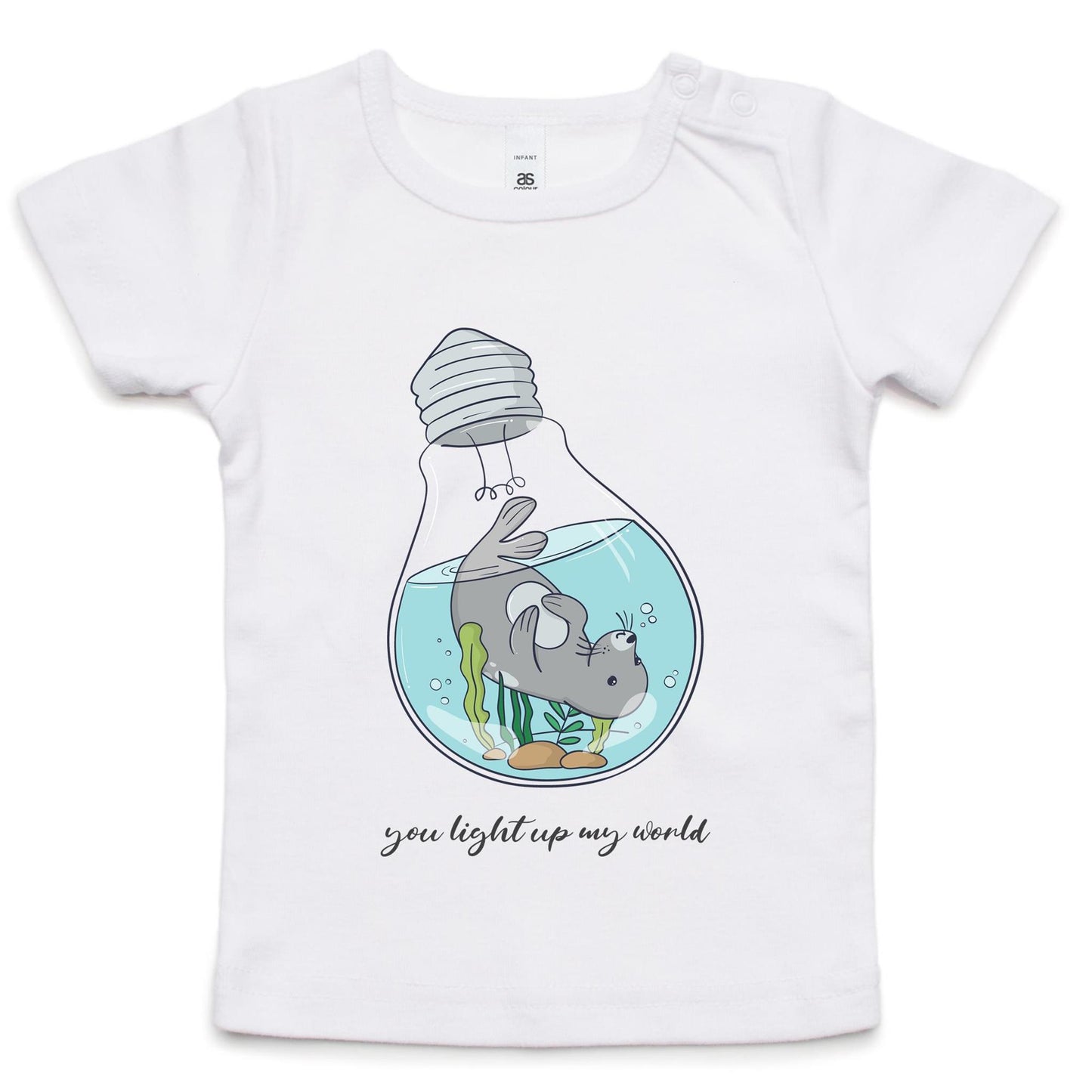 You Light Up My World - Baby T-shirt