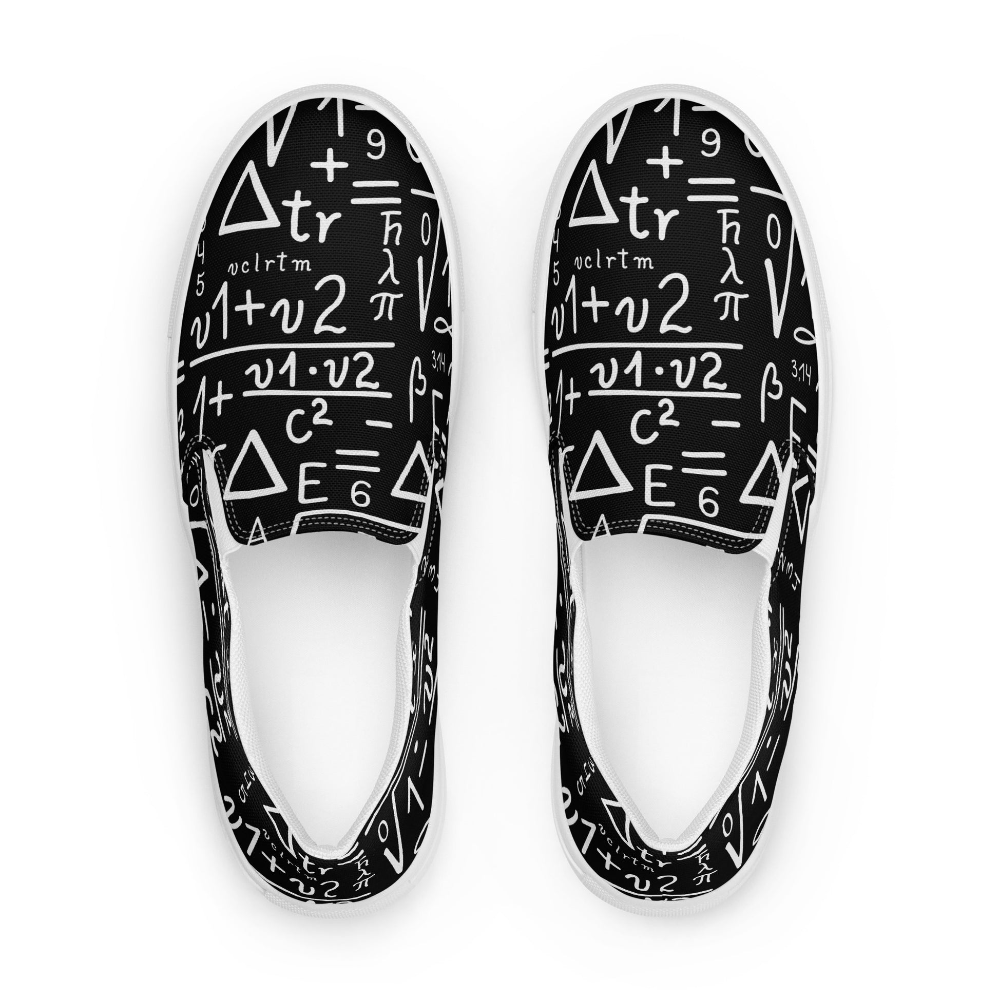 Mathematics - Men’s slip-on canvas shoes Mens Slip On Shoes Maths