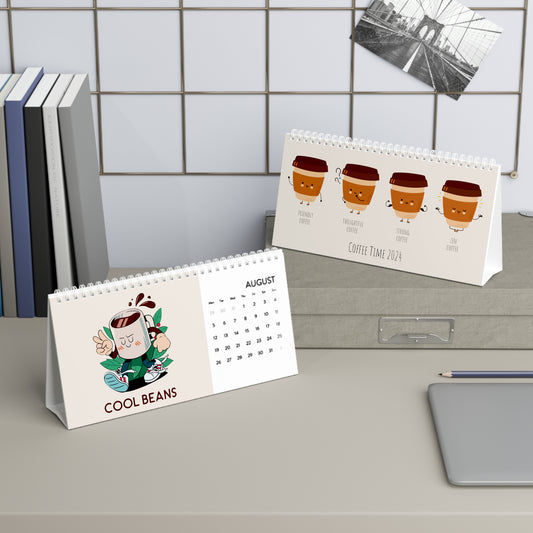 Coffee Time - Desk Calendar 2024 Calendar
