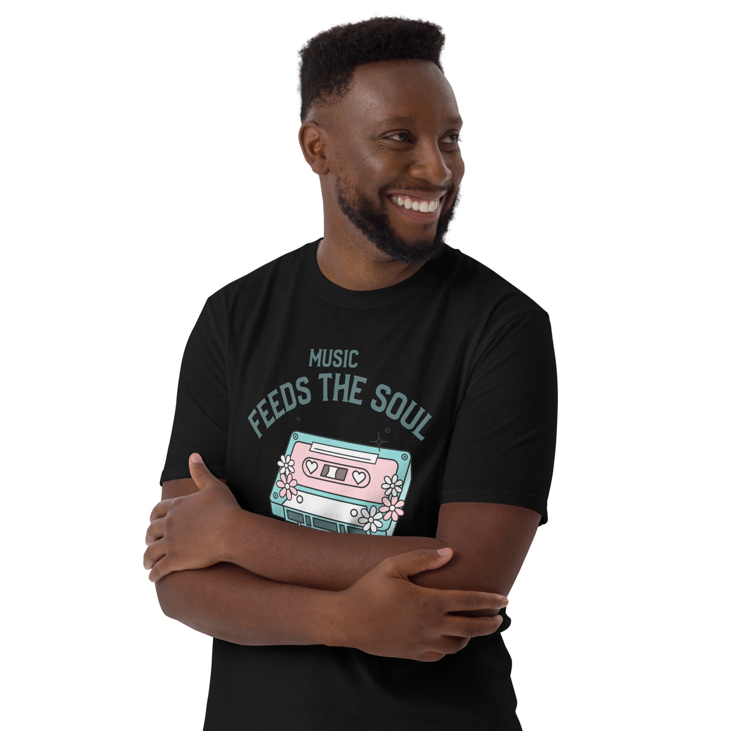 Music Feeds The Soul - Short-Sleeve Unisex T-Shirt