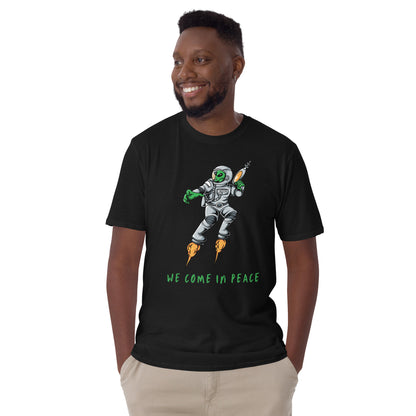 Alien, We Come In Peace - Short-Sleeve Unisex T-Shirt Unisex T-shirt funny sci fi