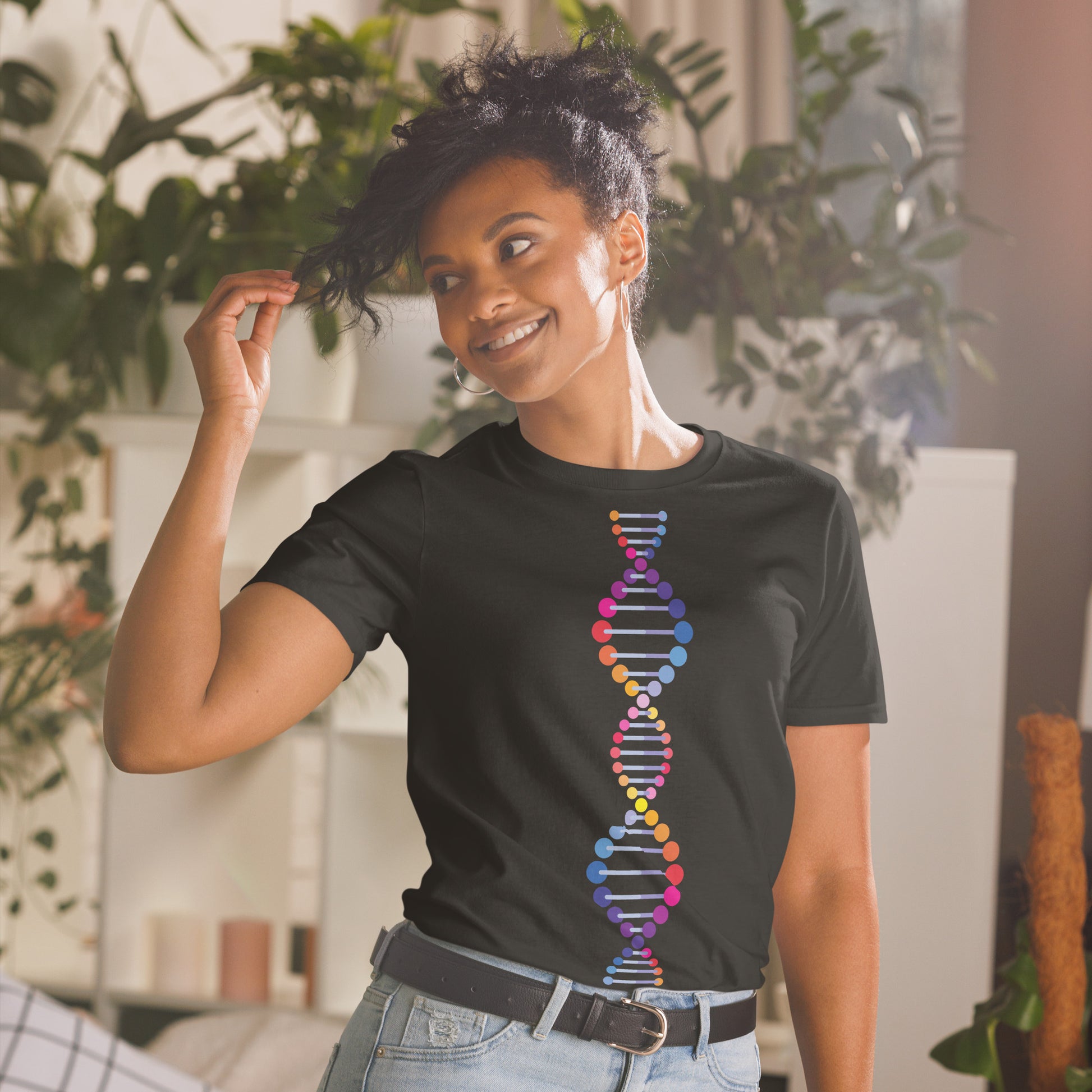 DNA - Short-Sleeve Unisex T-Shirt Unisex T-shirt Globally Fulfilled Printed Worldwide Science