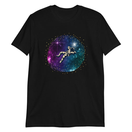 Spaceman - Short-Sleeve Unisex T-Shirt Black Unisex T-shirt Space