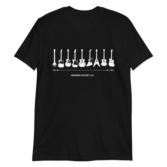 Guitar Timeline - Short-Sleeve Unisex T-Shirt