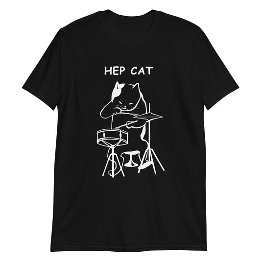 Hep Cat, Drums - Short-Sleeve Unisex T-Shirt