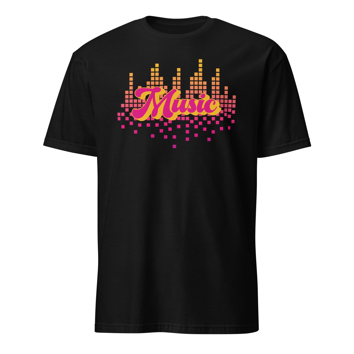 Music - Short-Sleeve Unisex T-Shirt Black Unisex T-shirt Globally Fulfilled Music Printed Worldwide