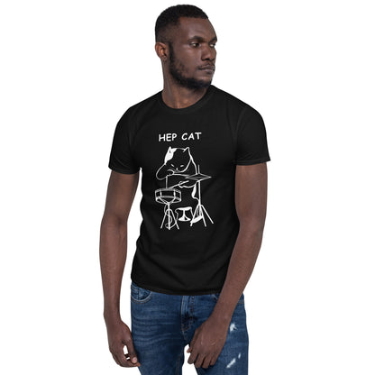 Hep Cat, Drums - Short-Sleeve Unisex T-Shirt