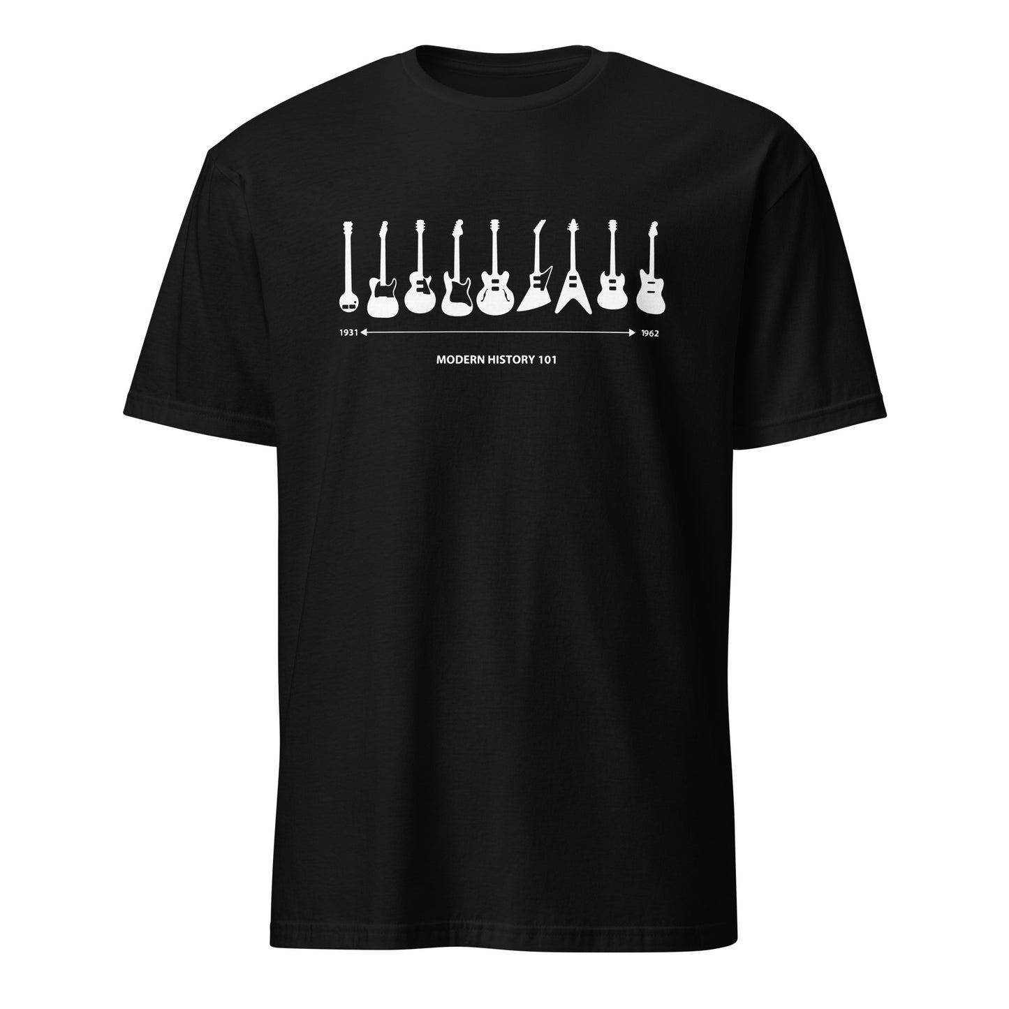 Guitar Timeline - Short-Sleeve Unisex T-Shirt