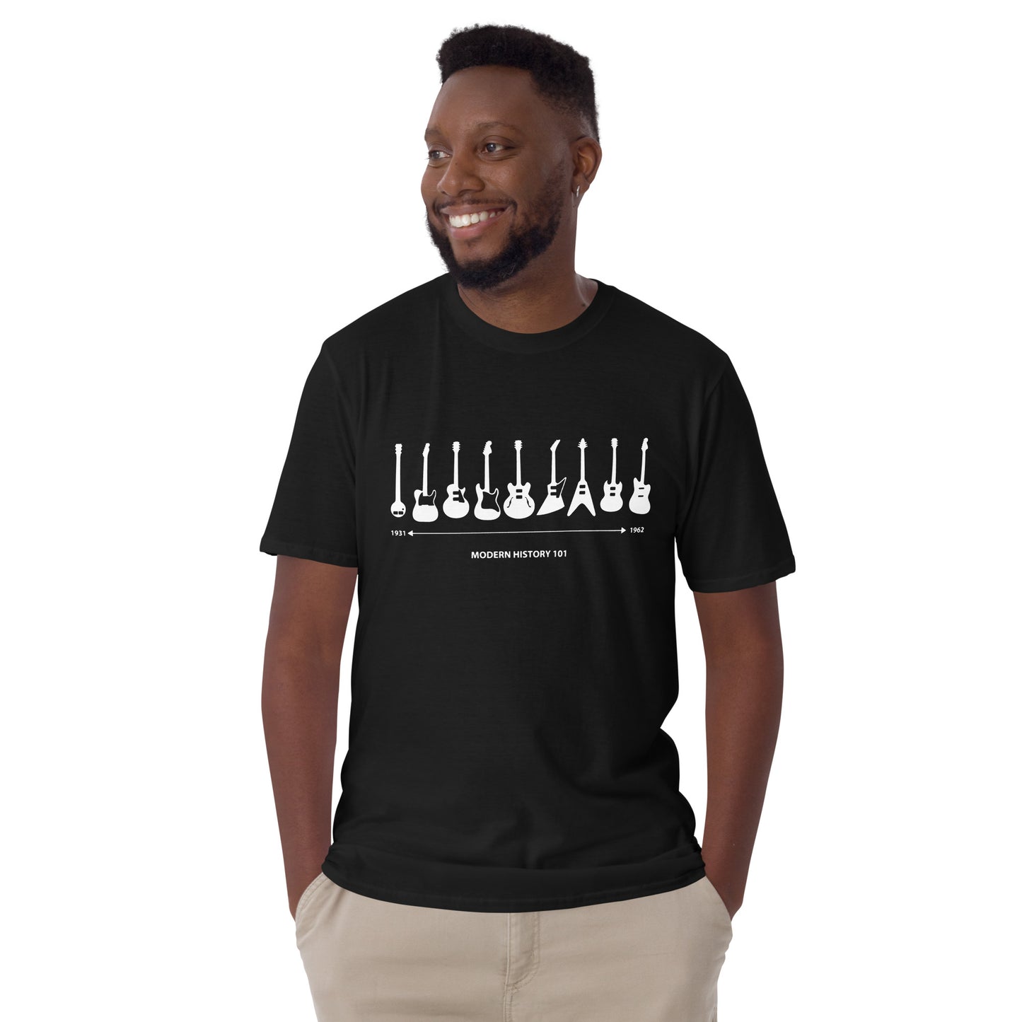 Guitar Timeline - Short-Sleeve Unisex T-Shirt