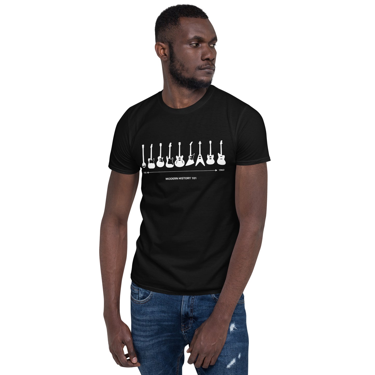 Guitar Timeline - Short-Sleeve Unisex T-Shirt