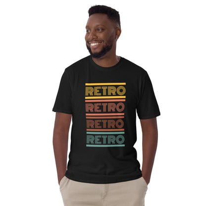 Retro - Short-Sleeve Unisex T-Shirt Unisex T-shirt Globally Fulfilled Printed Worldwide Retro