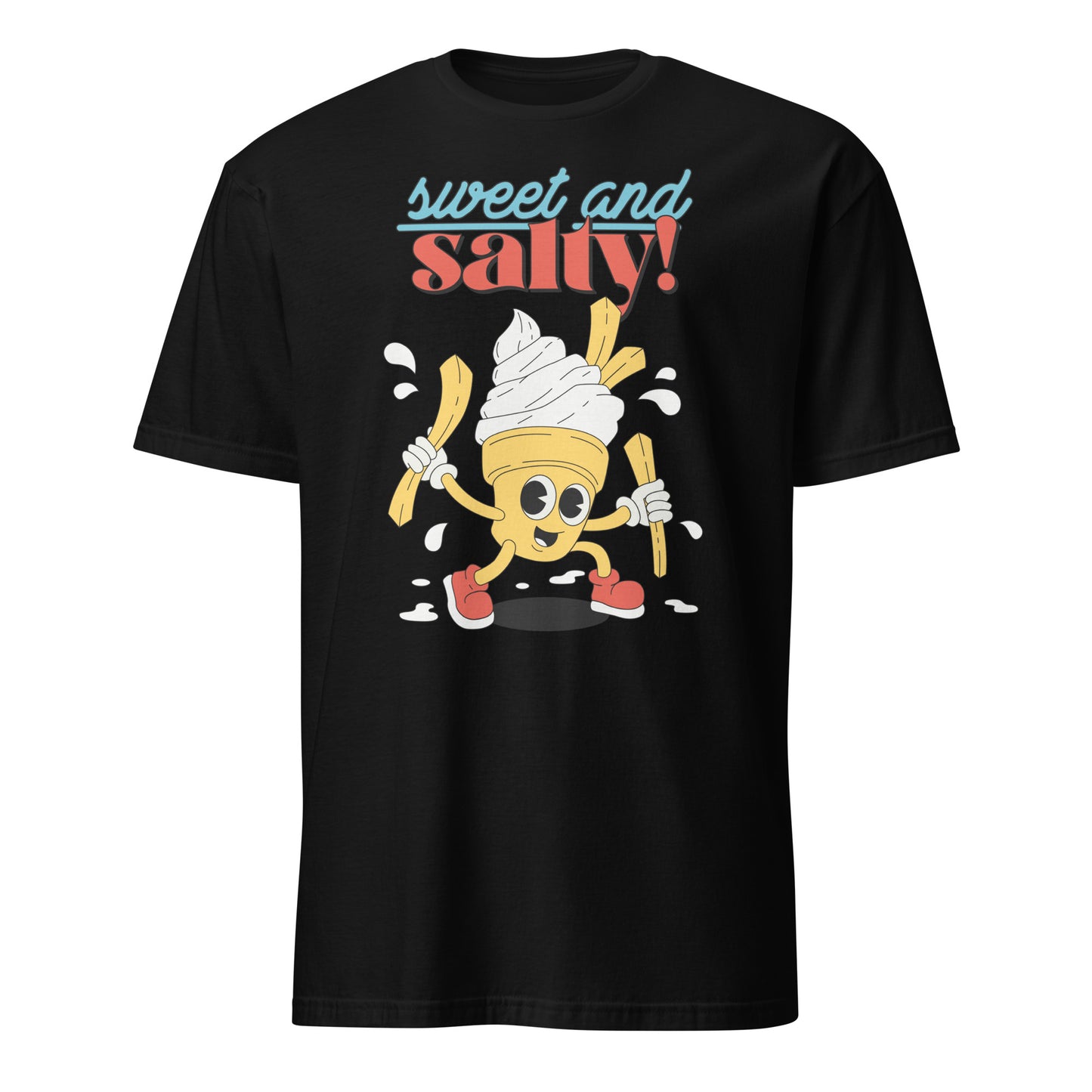 Sweet And Salty, Ice-Cream And Fries - Short-Sleeve Unisex T-Shirt